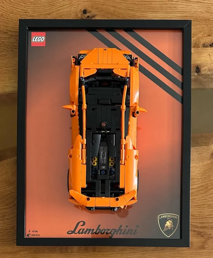 Affiche Lego Technic Lamborghini Huracán - format 30x40 cm (fichier numérique) - photo numéro 2