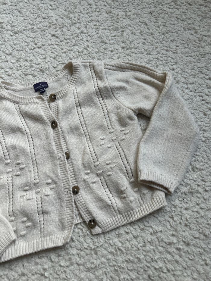 Gilet écru - photo numéro 2