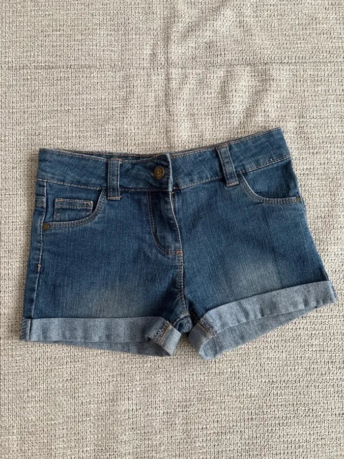 Short en jeans