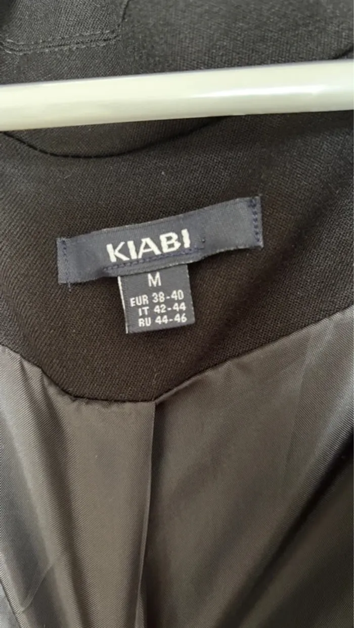 Haut style blazer sans manches noir - photo numéro 4