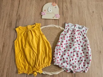 Ensemble de 2 barboteuse 6 mois