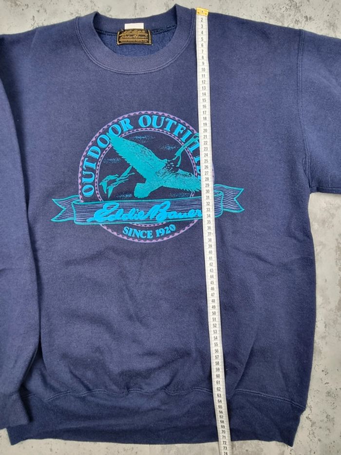 Sweat Eddie Bauer – Bleu marine – Taille XL Hommes (mesures en photos) - photo numéro 7