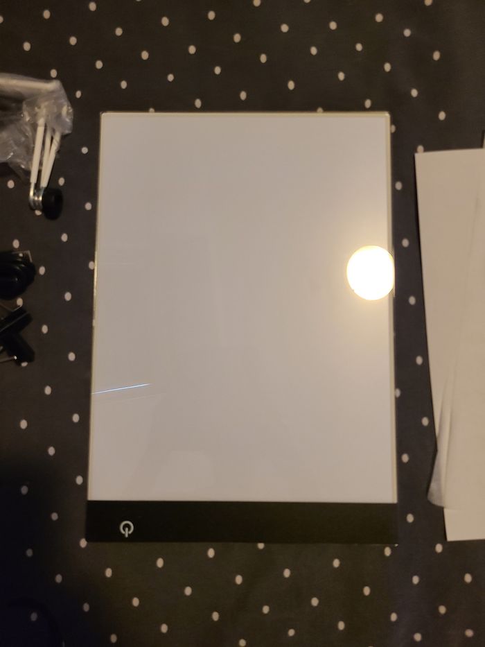 Planche lumineuse pour dessin