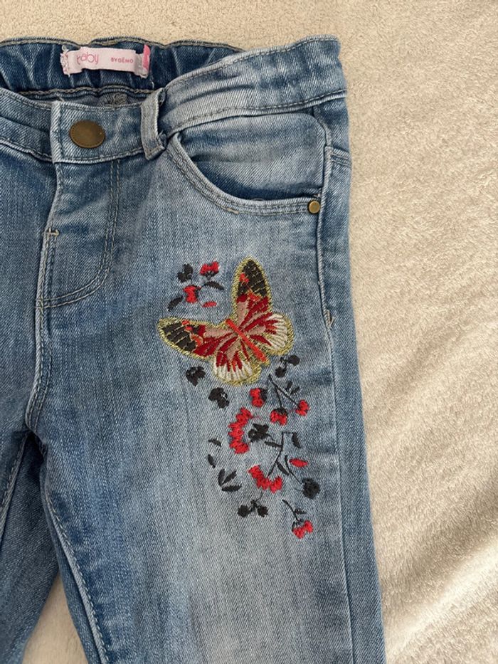 Jeans papillon 36 mois 3 ans - photo numéro 2