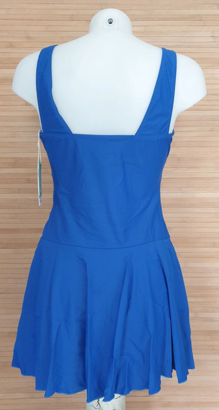 Maillot de bain une pièce avec short sous la jupe Shekini bleu Taille L - photo numéro 3