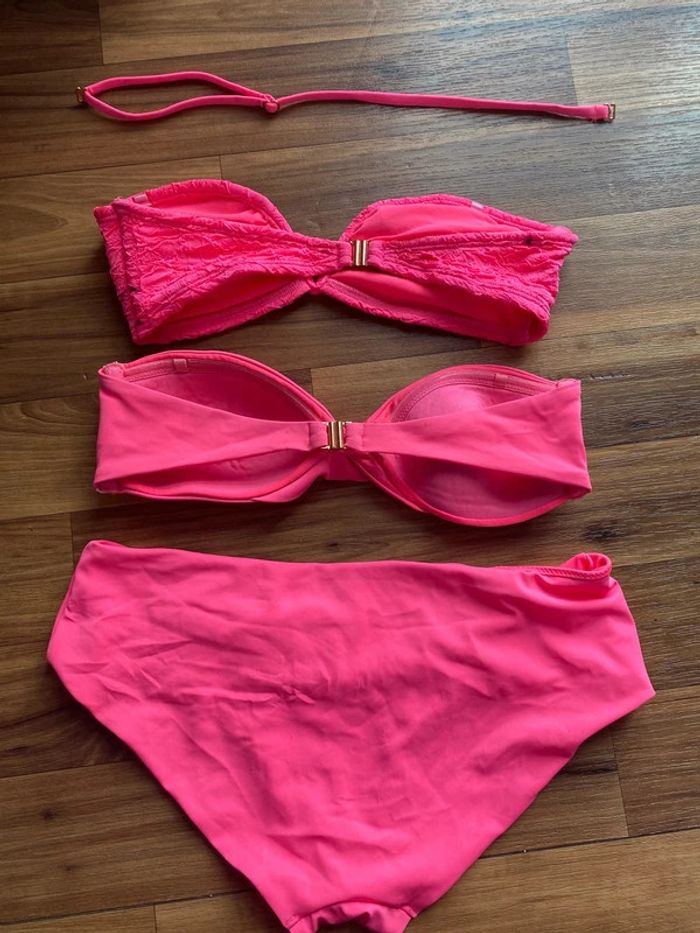 Ensemble maillot rose fluo - photo numéro 2