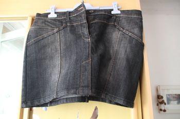jupe jean noir