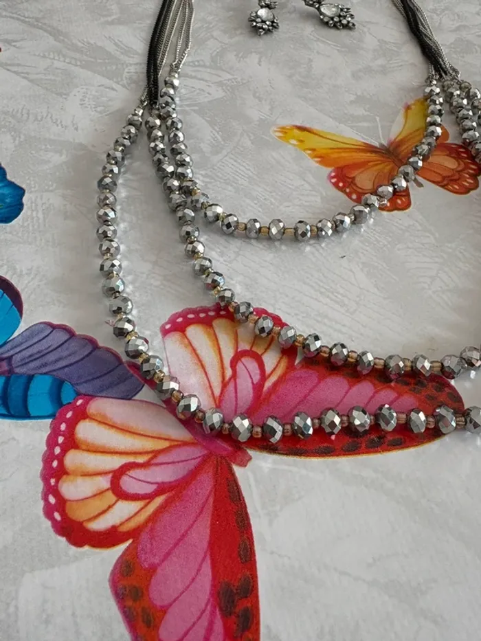 Parure collier boucle d’oreille - photo numéro 2