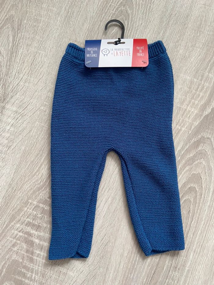 Pantalon legging bleu marine manufacture de la layette Neuf
