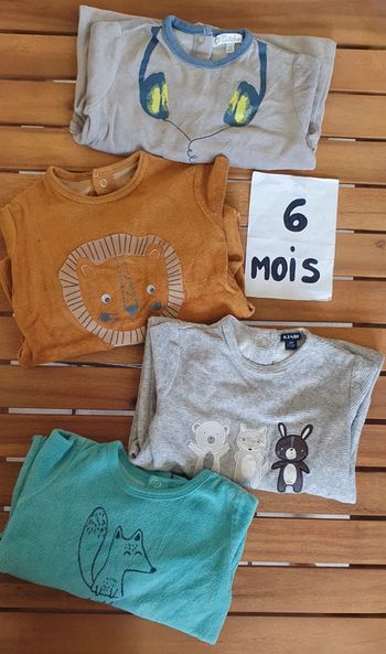 Lot de pyjamas 6mois garçon