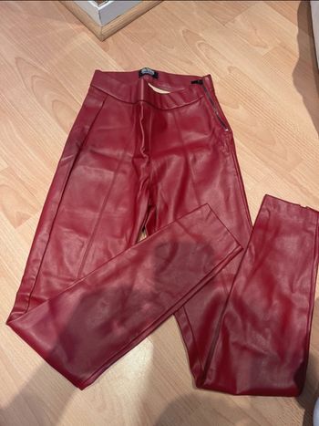 Legging en cuir pour femme