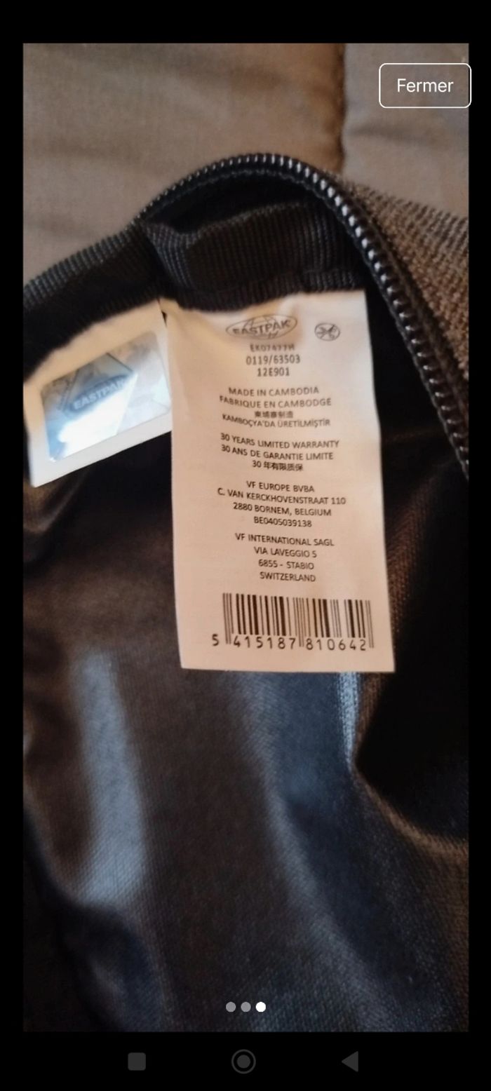 Sac banane Eastpak - photo numéro 3
