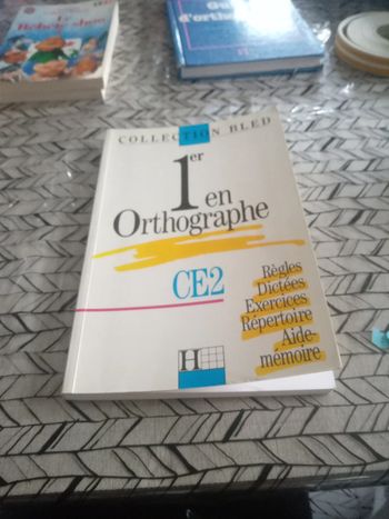 Livre 1er en orthographe CE2