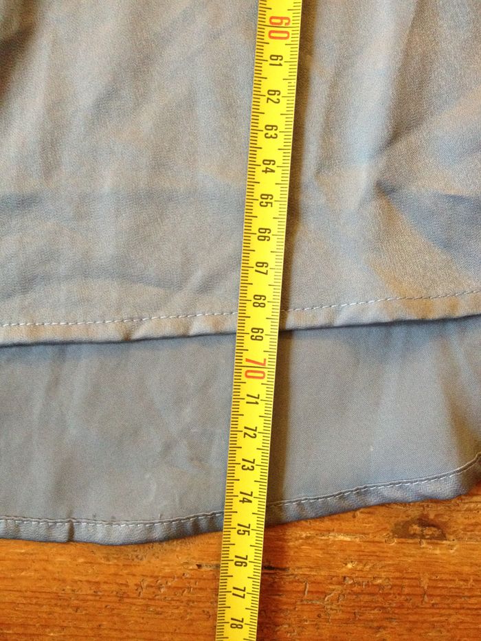 Chemise bleue claire - manches longues - taille 40 - look féminin - photo numéro 4