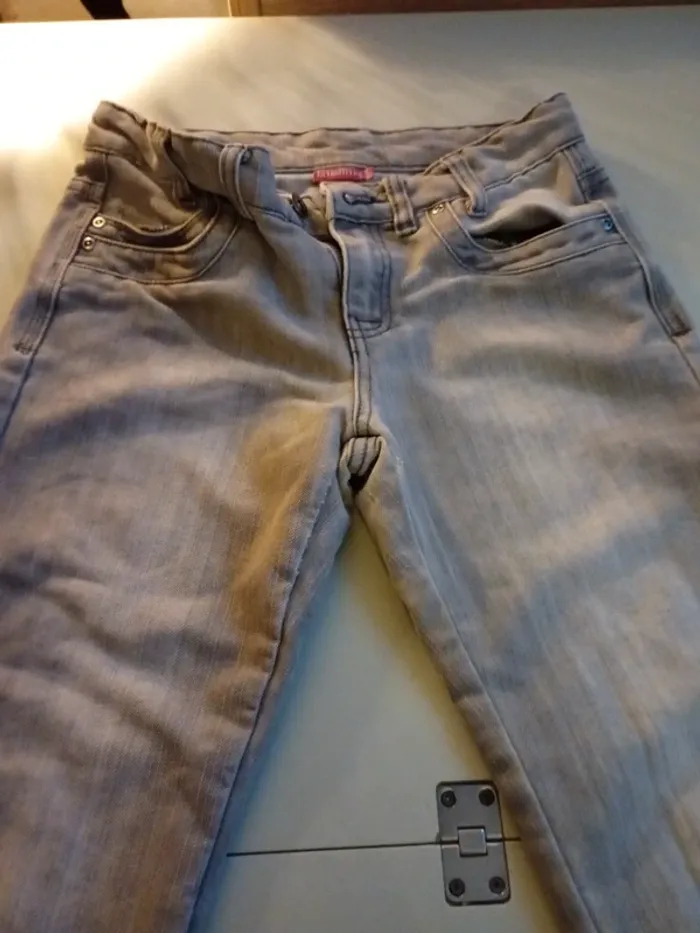 Jean sismix taille 32 gris clair - photo numéro 9