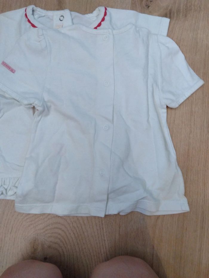 2 t-shirts MC taille 12 mois - photo numéro 4