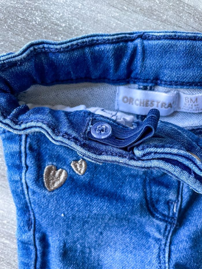 Jean slim orchestra bébé fille taille 6 mois - photo numéro 6