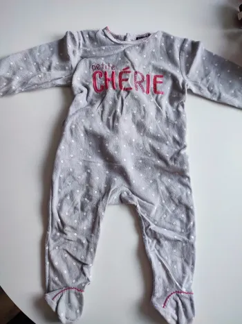 Pyjama velours 18 mois