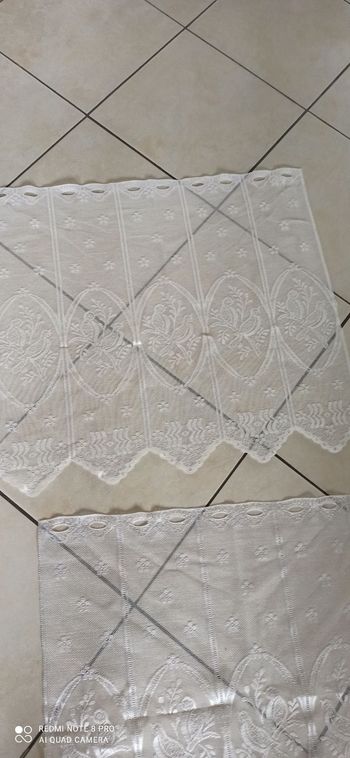 4 rideaux motifs oiseaux