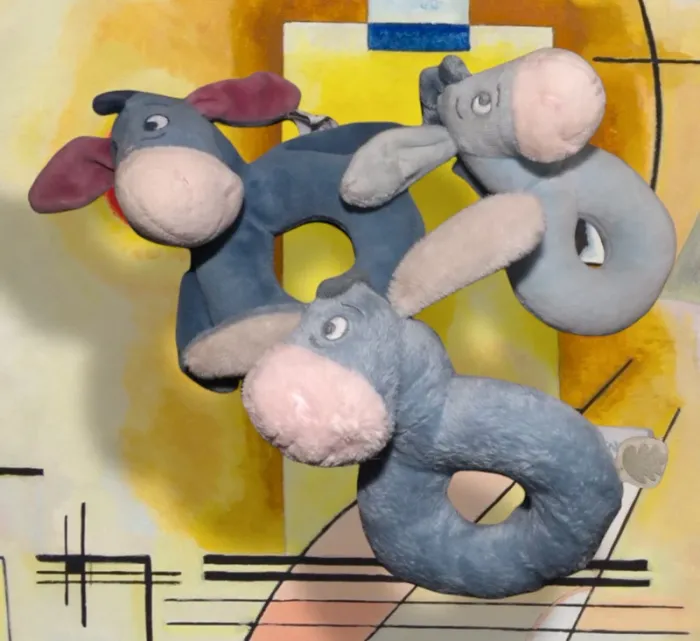 Lot 3 hochets Bourriquet ( Winnie The Pooh )