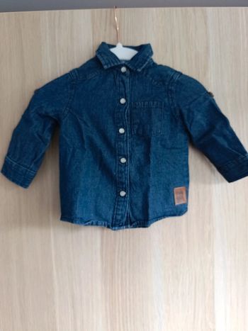 Chemise en jean 3 mois