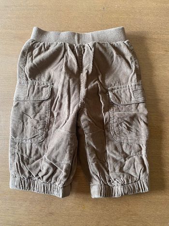 Pantalon marron velour