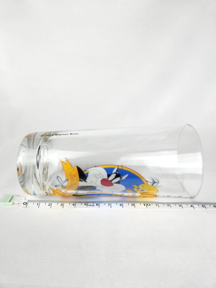 Verre Looney Tunes Titi & Grominet 1993 Warner Bros - photo numéro 7