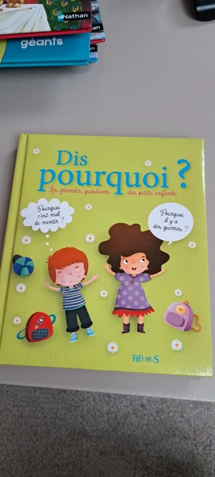 Livre Dis Pourquoi?, neuf