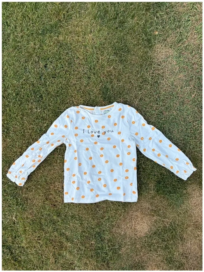 T-shirt avec des oranges 36 mois Kiabi