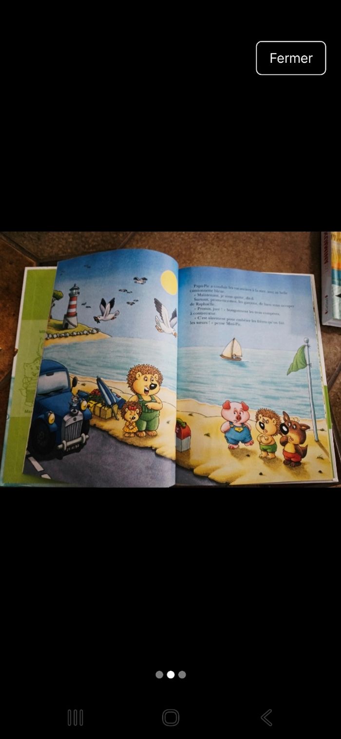 Livre enfant "mini loup en vacances" - photo numéro 2
