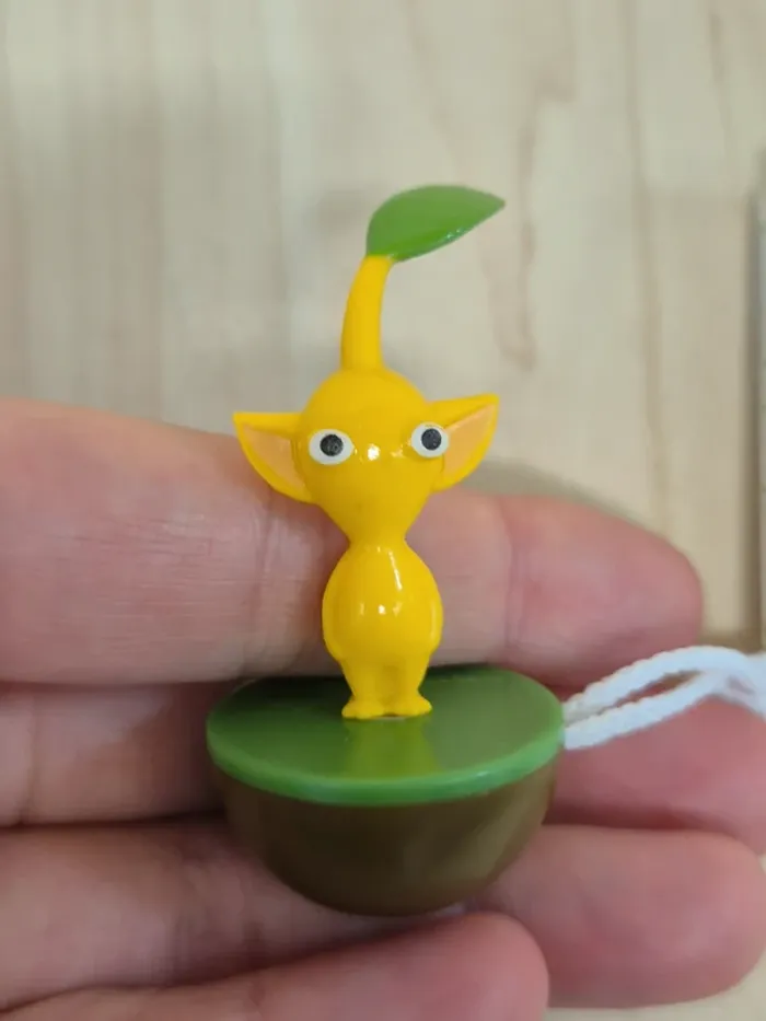 Mini figurine Pikmin Taito Culbuto : jaune - photo numéro 2