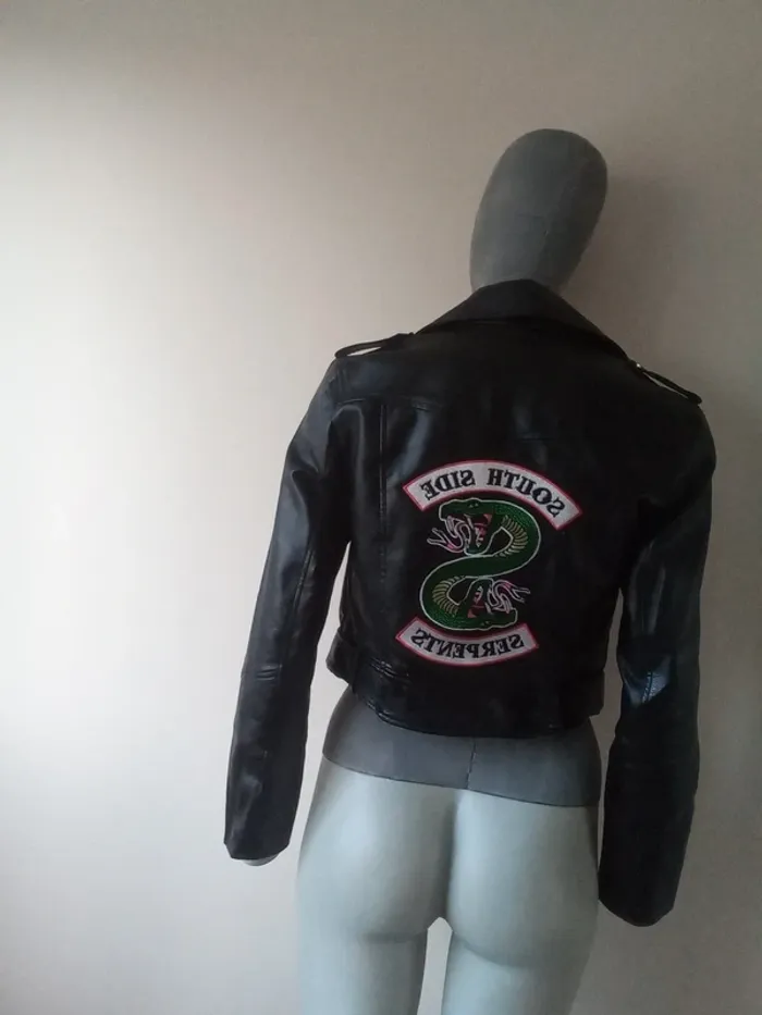 Veste en simili cuir