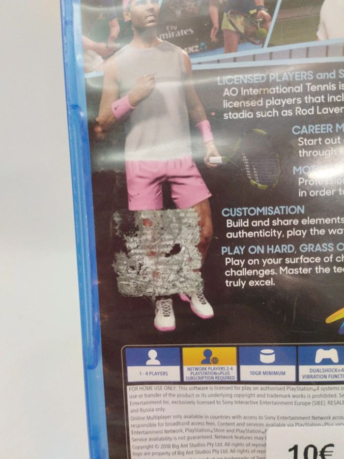 Jeu vidéo - AO International Tennis - PS4 - photo numéro 7