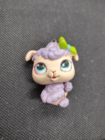 Littlest Petshop LPS dog chien caniche poodle holders key #geektradelpschien