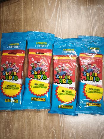 Lot de 208 cartes Mario bros Panini