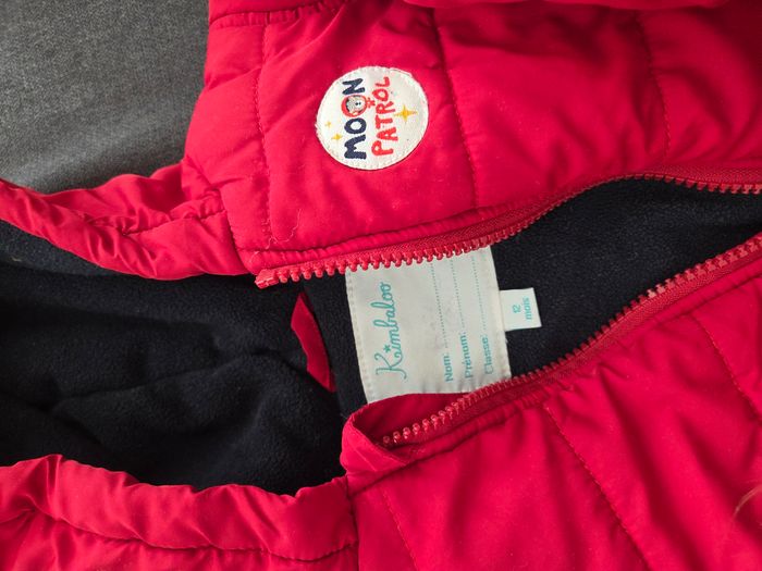 Doudoune Kimbaloo garçon rouge 12 mois - photo numéro 4