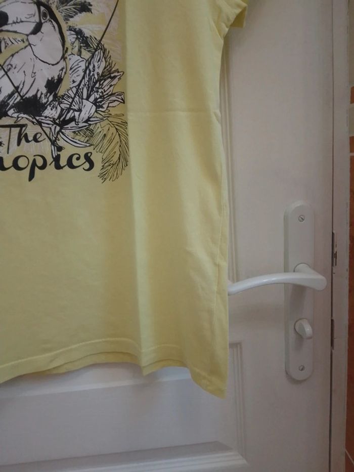 T-shirt jaune "Enjoy The Tropics" T.12 ans - In Extenso - photo numéro 8