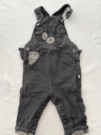 Salopette chien gris 9 mois