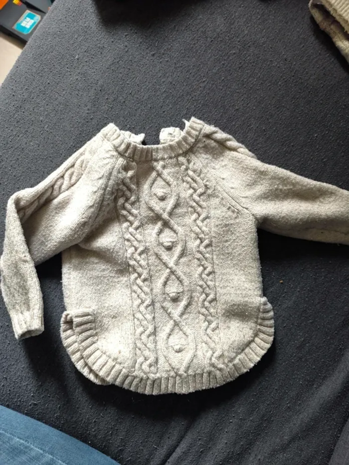 Pull en laine fille