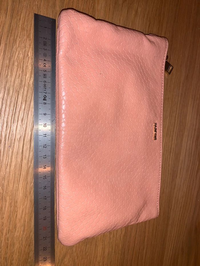 Porte-monnaie/ pochette simili cuir rose femme Stradivarius - photo numéro 10