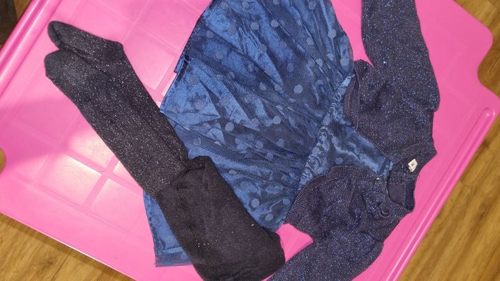 Robe + collant hiver