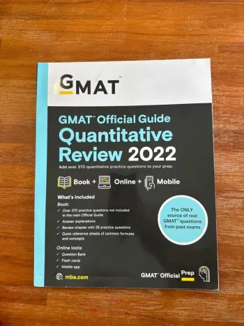 Livre Gmat official guide quantitative review 2022