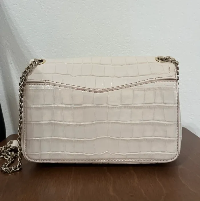 Sac à bandoulière Yza Sandro blanc en cuir - photo numéro 2
