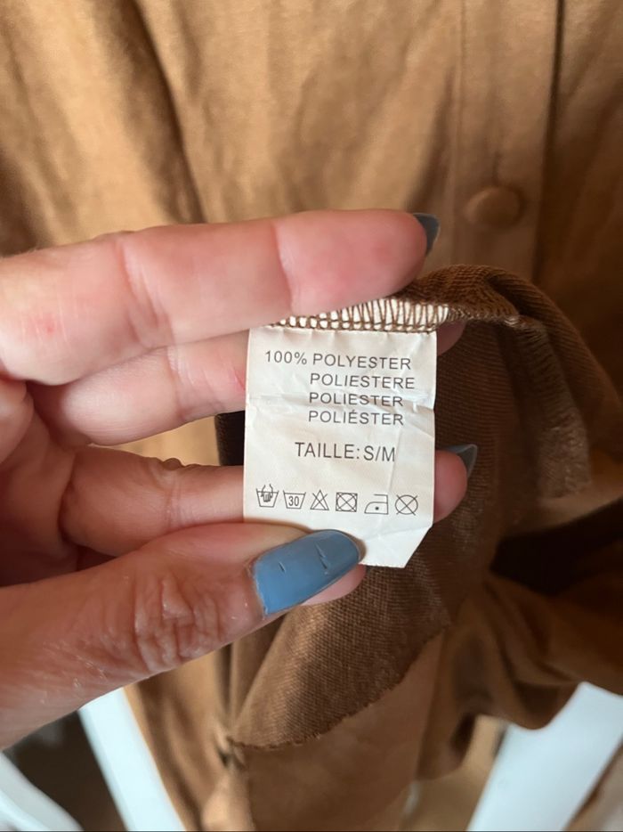 Robe/chemise marron suédine T.S/M La Modeuse neuve 🤎 - photo numéro 3