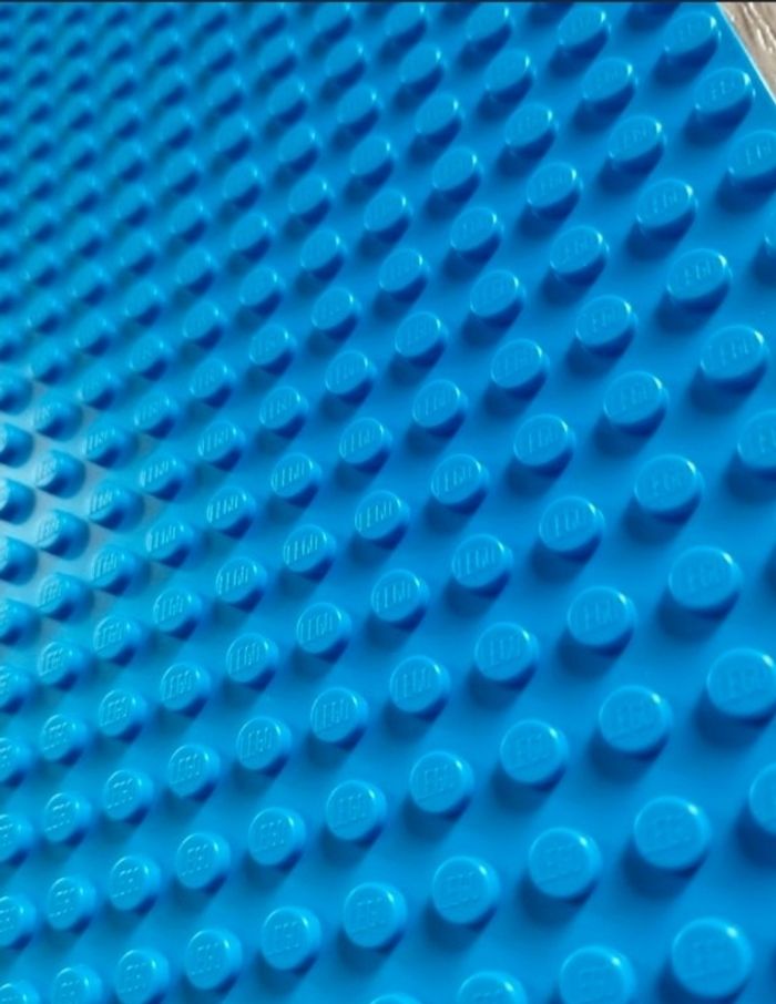LEGO 2 plaques bleues 25 x 25 cm - photo numéro 8