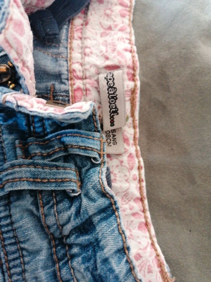 Short en jean tap à l'oeil 5ans - photo numéro 2
