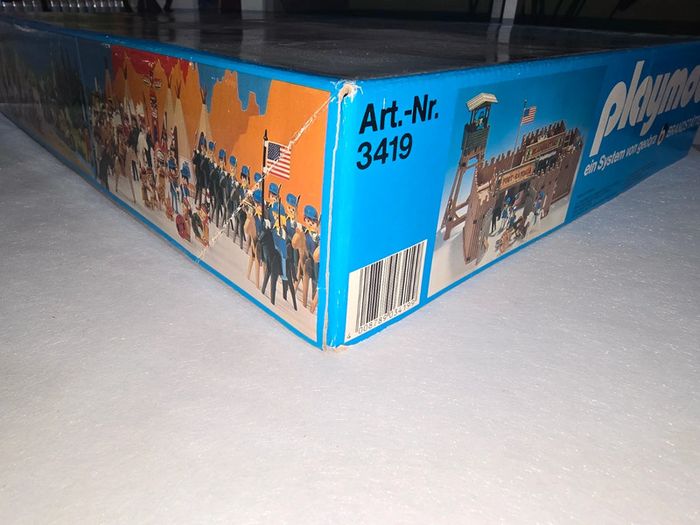 Playmobil system vintage set 3419 fort randall en boite - photo numéro 5