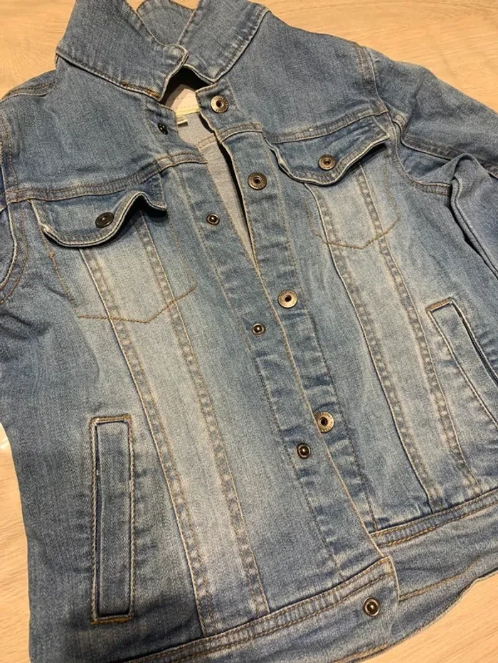 Veste en jean bleu clair - photo numéro 2