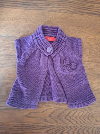 Gilet Violet 3 Mois