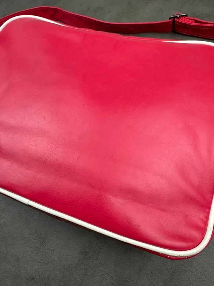 Messenger Bag Adidas Vintage Rose Fuchsia Y2k 00’s - photo numéro 9